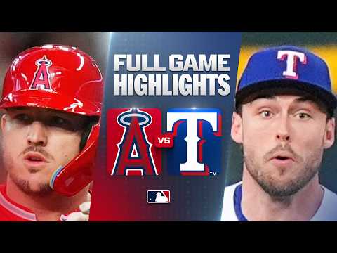 LA 에인절스 vs 텍사스 레인저스: 공식 풀 경기 하이라이트 (8월 22) | 2026 MLB 시즌