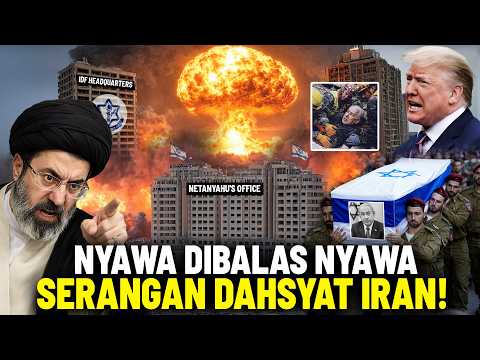 SERANGAN PRESISI, NETANYAHU TEWAS!? RUDAL BALASAN IRAN HANCURKAN Kantor Netanyahu & Markas Besar IDF