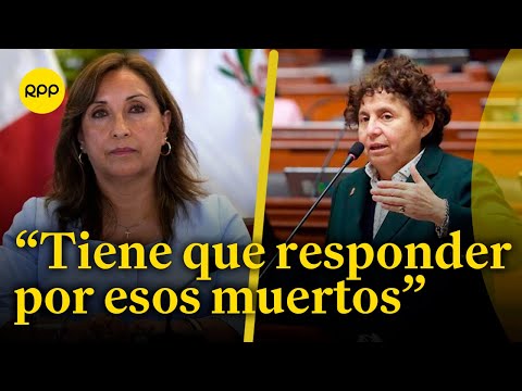Susel Paredes critica la petición de que se archive investigación a Dina Boluarte