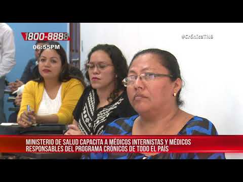 MINSA Nicaragua capacita a médicos sobre pacientes crónicos