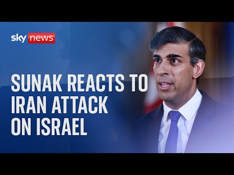 PM Rishi Sunak statement following Iran attack on Israel - Part 1