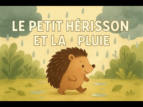 Le petit hérisson et la pluie