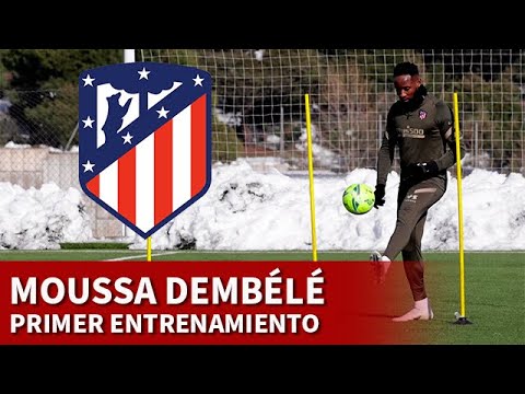 ATLÉTICO | MOUSSA DEMBÉLÉ, primer entrenamiento: HABILIDAD, COMPAÑERO-AMIGO… | DIARIO AS