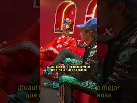 Lewis Hamilton, literalmente ALUCINANDO con el prepodio después de más de un año sin pisarlo 😂