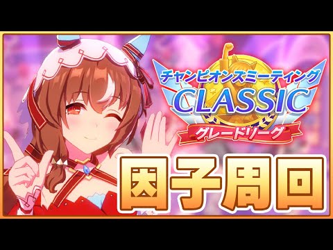 【ウマ娘】ダEマD周回は人間には厳しいということが判明しました、因子設計変えようと思います。【チャンピオンズミーティングCLASSIC】