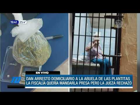 Abuela detenida por dos plantas de marihuana