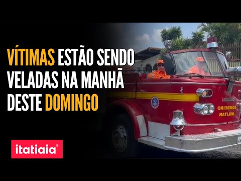 FAMILIARES E AUTORIDADES PARTICIPAM DO VELÓRIO DAS VÍTIMAS DE QUEDA DE HELICÓPTERO DOS BOMBEIROS