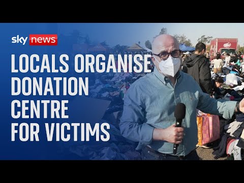 California Wildfires: Locals organise donation centre for victims