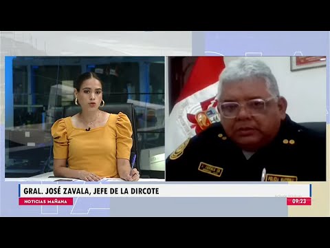 Noticias Mañana | José Zavala, jefe de la DIRCOTE - 14/02/2023