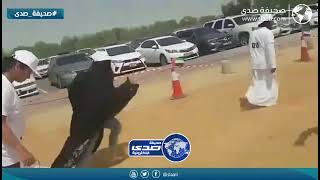 توقهت في سباق وسط الشموس