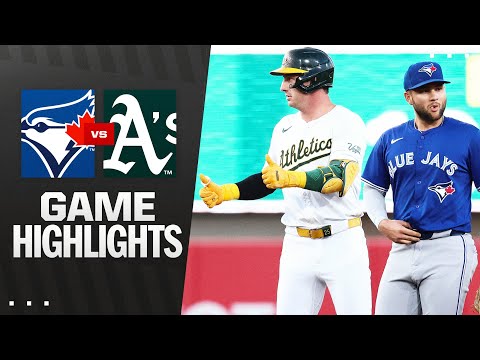 Blue Jays vs. As Game Highlights (7/12/25) | MLB Highlights