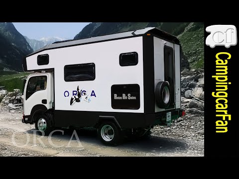 【ORCA（オルカ）：ロータスRV販売】いすゞトラヴィオがベース車のキャブコンキャンピングカー
