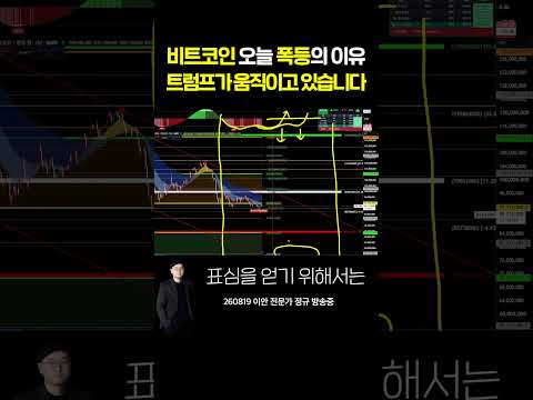 비트코인 오늘 왜 이렇게 올랐나, 트럼프가 코인판 직접 움직이기 시작했습니다 | 이안 전문가