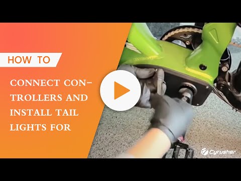 Quick Tips - How to connect controllers and install tail lights for Ranger/Trax #cyrusher #ebike