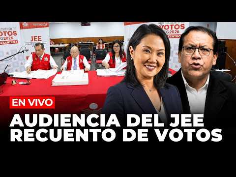 🔴 EN VIVO: RECUENTO DE VOTOS DEL JEE | RESULTADOS SEGUNDA VUELTA 2026 | 22 DE JUNIO | El Comercio