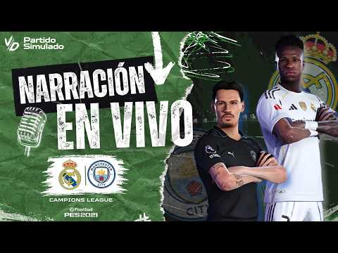 ✅ REAL MADRID VS MANCHESTER CITY EN VIVO / CHAMPIONS LEAGUE - OCTAVOS DE FINAL