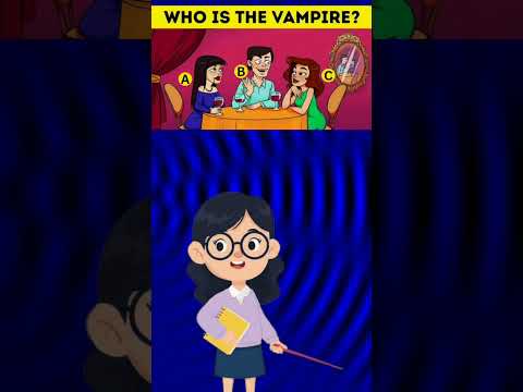 who is the vampire🧛 @Puzzle_03_06 #shorts #puzzle