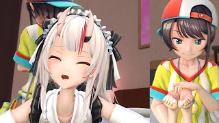 【くすぐり】hololive Nakiri Ayame tickling【ホロライブ/百鬼あやめ】