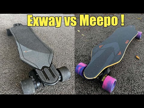 Meepo Voyager vs Exway Flex pro electric skateboard review - Which board is better ?