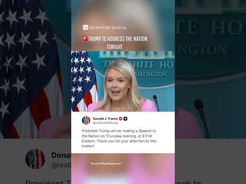 Karoline Leavitt encourages Americans to tune in tonight as Trump addresses election integrity