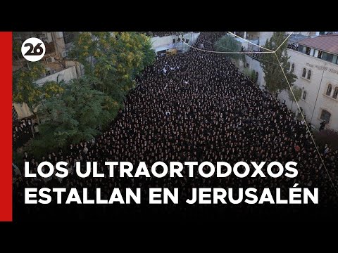 Los ultraortodoxos en Jerusalén estallan contra el fin de su exención militar
