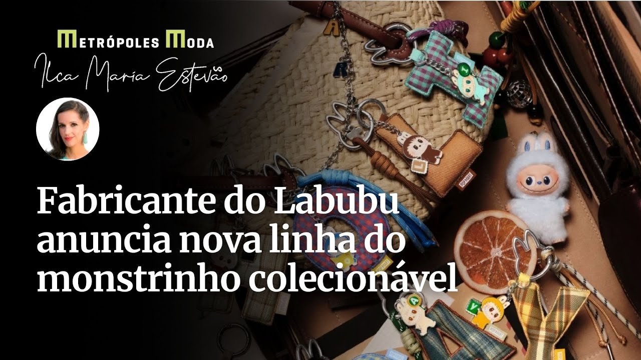Fabricante do Labubu anuncia nova linha do monstrinho colecionável