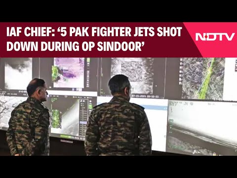 Op Sindoor | Breaking News: 5 Pak Fighter Jets Shot Down During Op Sindoor, Says Air Force Chief