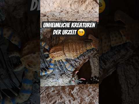 Unheimliche Kreaturen der Urzeit 😵‍💫 #shorts #mysteriendervergangenheit #urzeit #scary #dinosaur