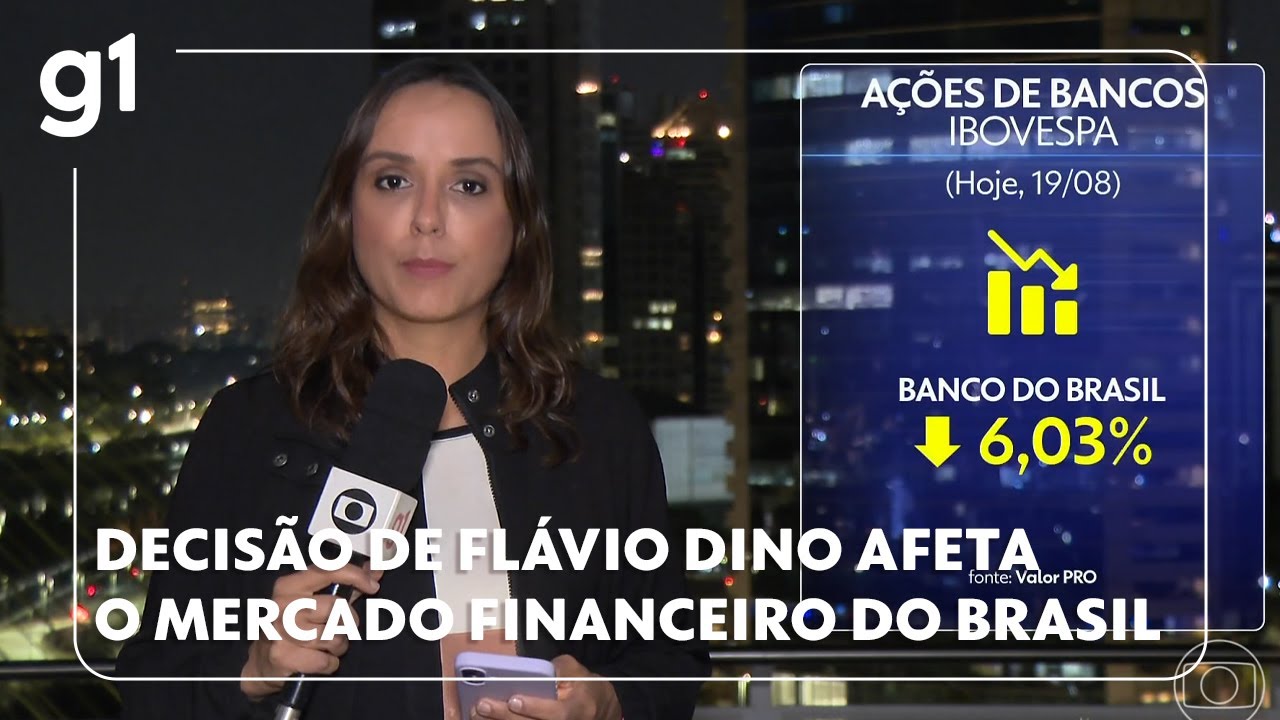 Decisão do ministro Flavio Dino afeta mercado financeiro e faz Ibovespa ter queda