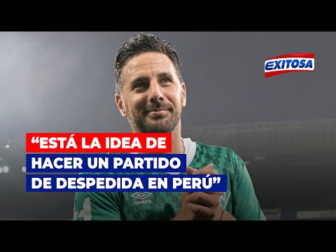 Claudio Pizarro: Está la idea de hacer un partido de despedida en Perú