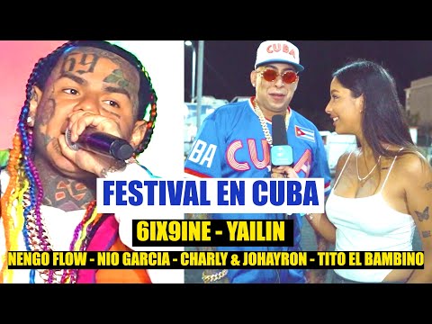 FESTIVAL EN CUBA: 6ix9ine, Yailin, Ñengo Flow, Tito el Bambino, Charly & Johayron | Santa Maria Fest