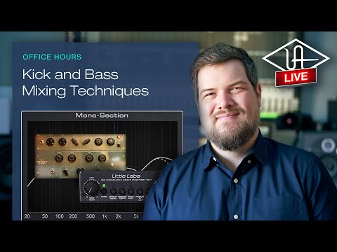 Low End Therapy - Kick & Bass Mixing Tricks & Tips - UA Office Hours #115