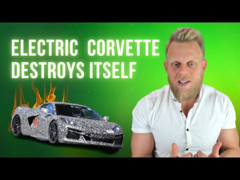 Electric Corvette destroys itself in fireball - media stays quiet
