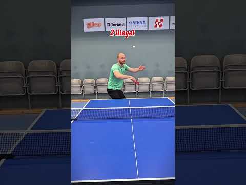 Which serves are illegal???? Answers and Explanations #tabletennis #pingpong