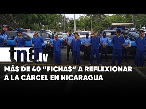 43 «fichitas» tras las rejas gracias a operativos policiales en Nicaragua
