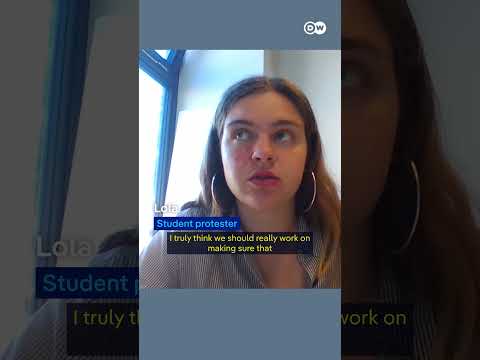 Amsterdam: Students say police attacked them at pro-Palestinian demo | DW News