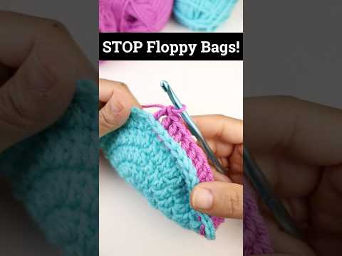 Crochet bag hack that actually works #crochettips #diy