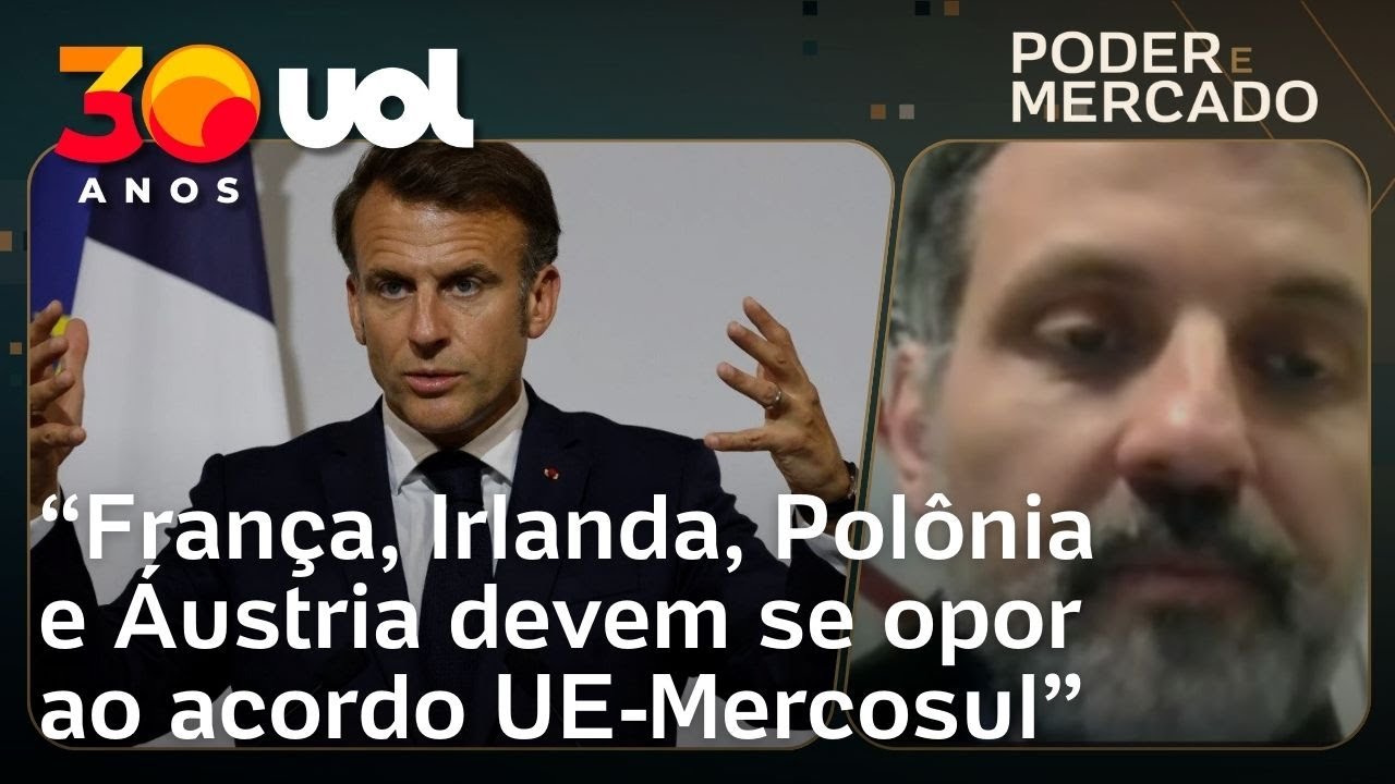 França deve ser voto vencido em votação do acordo UE-Mercosul, diz repórter