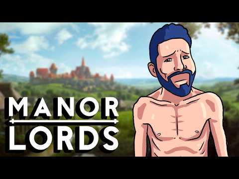 Organizando nova cidade até que... FOME!!! 🏰 Manor Lords