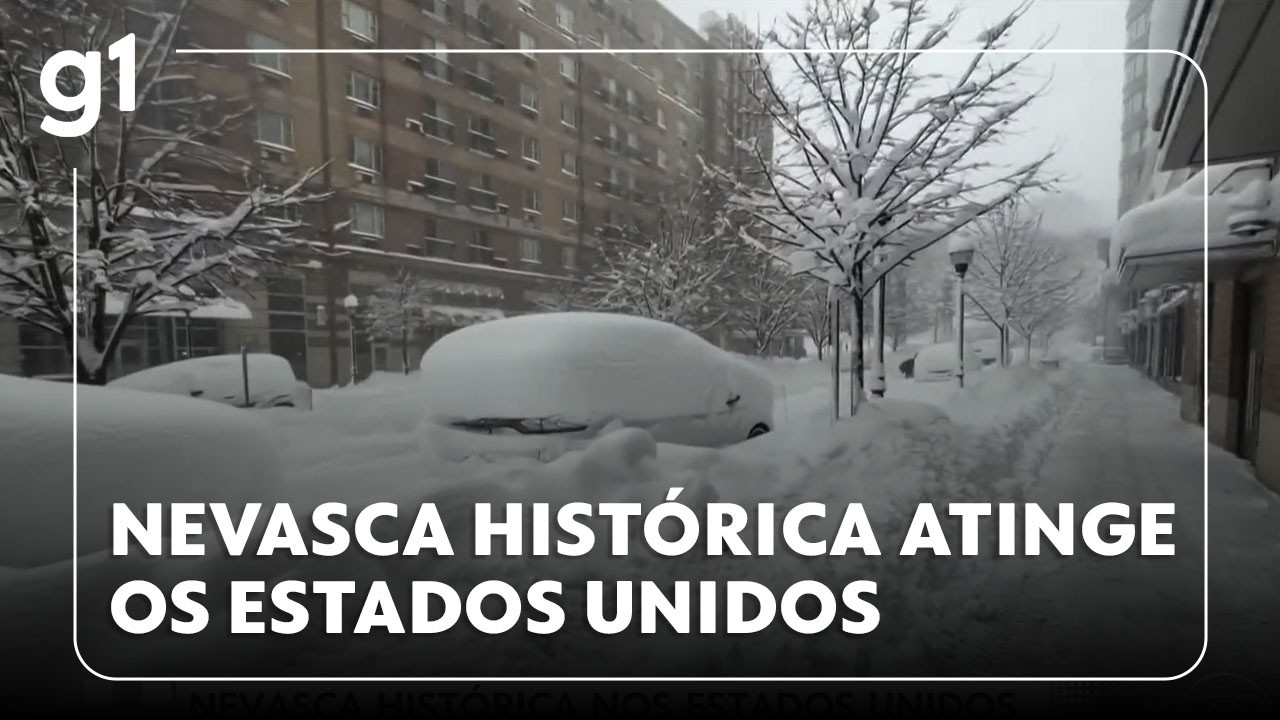 JH: Tempestade histórica cobre partes dos Estados Unidos com mais de 60 centímetros de neve