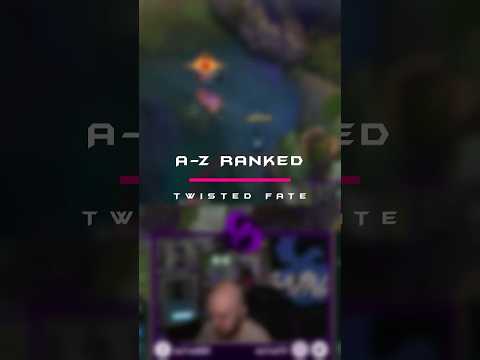 A-Z Ranked - TWISTED FATE #leagueoflegends