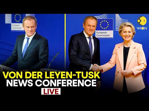 LIVE: EU Chief Von Der Leyen & Polish PM Donald Tusk Hold News Briefing In Poland | WION Live