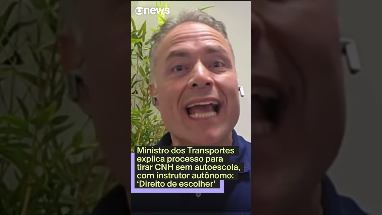 Entrevista ministro explica CNH sem autoescola