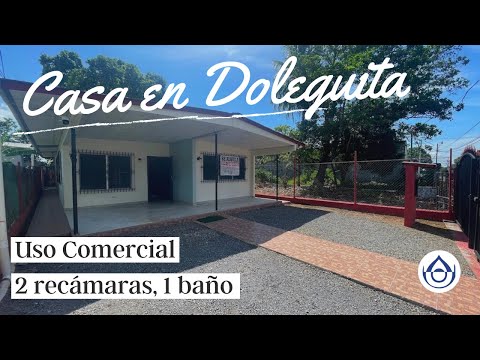 Alquila casa para uso comercial en Doleguita, David, Chiriquí. 6981.5000