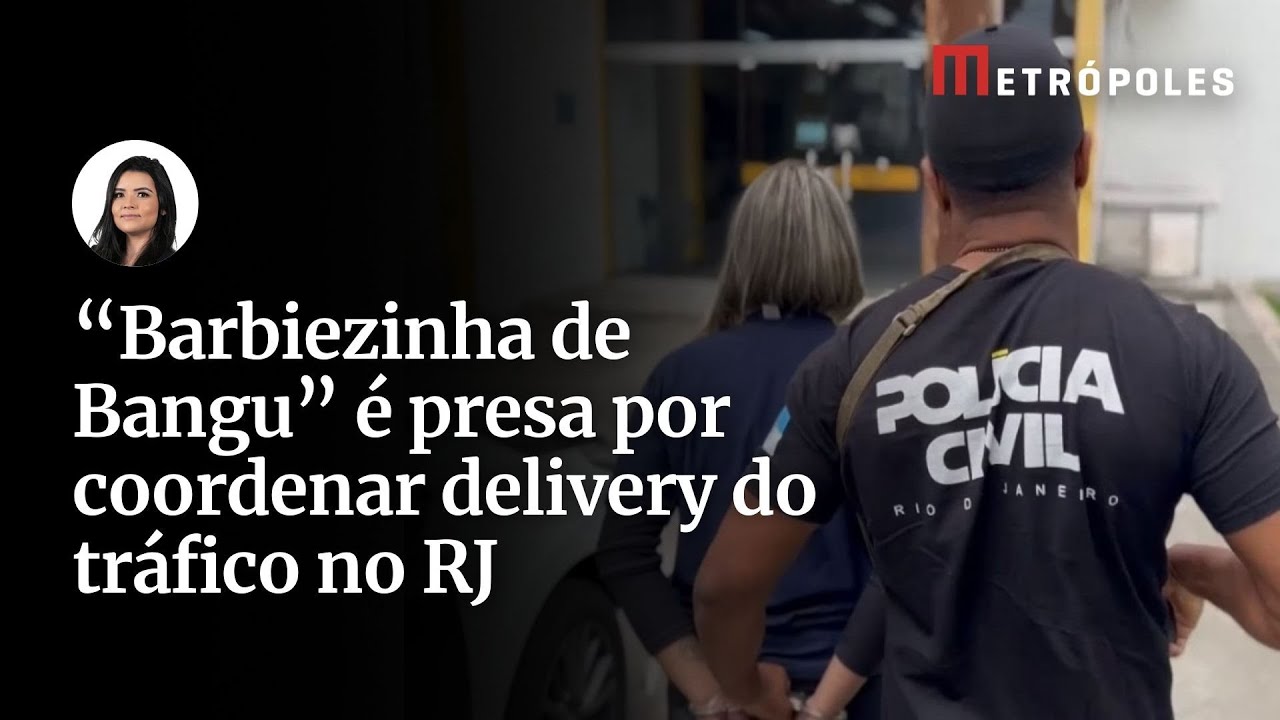 Barbiezinha de Bangu é presa por coordenar delivery do tráfico no RJ