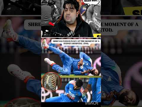 Bad News💔.. Shreyas iyer injury 😰.. #shreyasiyer #cricketnews #abcricinfo #cricket #shorts #indvsaus