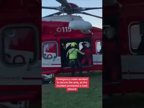 Landslide triggered in Italy