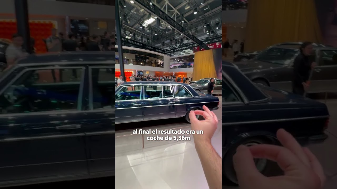 Lo que ves es un Mercedes V123, la versión de batalla extendida del mítico W123 😏