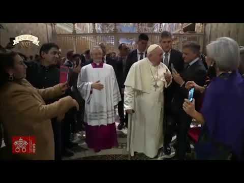 Santa Misa desde la Capilla Sixtina, Presidida por Papa Francisco, domingo 08 de enero 2023