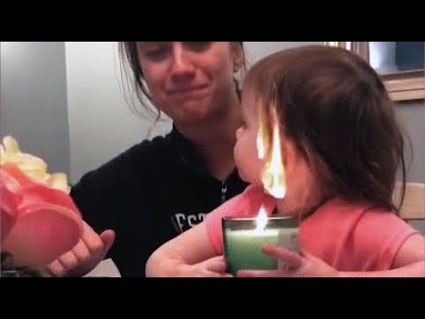 Never Let Babies and Toddlers to Blow up Birthday Candles!